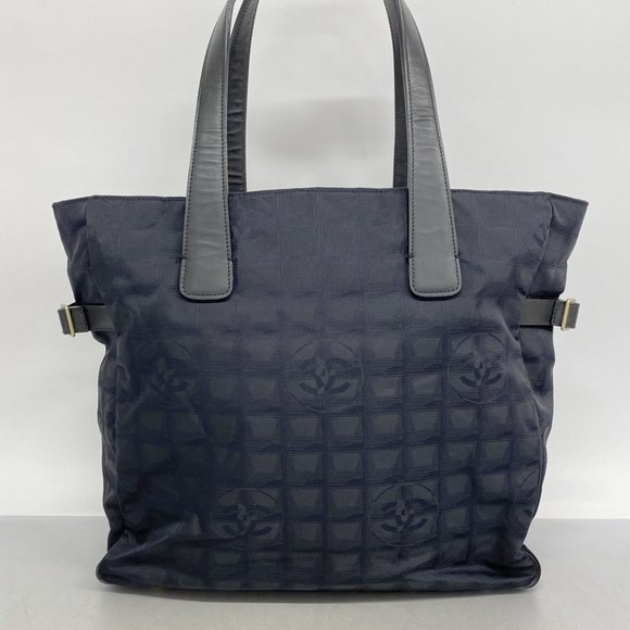 Chanel Tote Bag New Travel Nylon Black Champagne Ladies - Picture 10 of 10